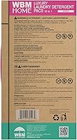 Vista 4 de WBM Cápsulas de detergente para ropa para el hogar, aroma de fragancia primaveral, 32 unidades, cápsulas de lavandería concentradas HE con 10 veces
