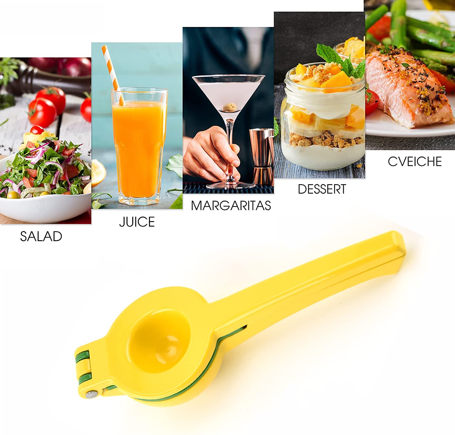 Garneck Manual Citrus Juicer With 12 Oz Cup - Hand Squeezer For Lemons, Limes & Oranges, Portable For Kitchen & Travel - View #8