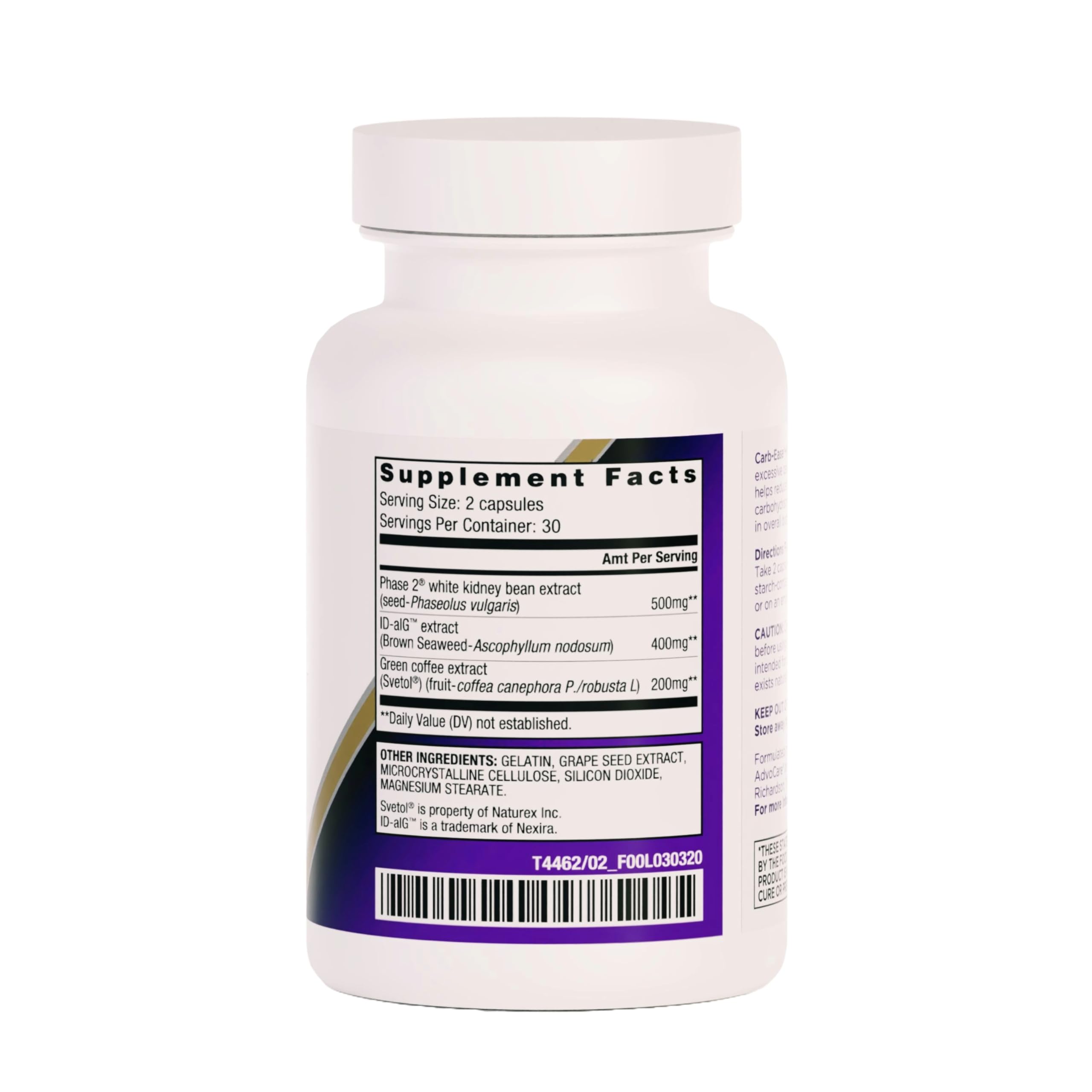 AdvoCare Carb-Ease Plus Carb Blocker Supplement, 60 Capsules — Amazon image 2