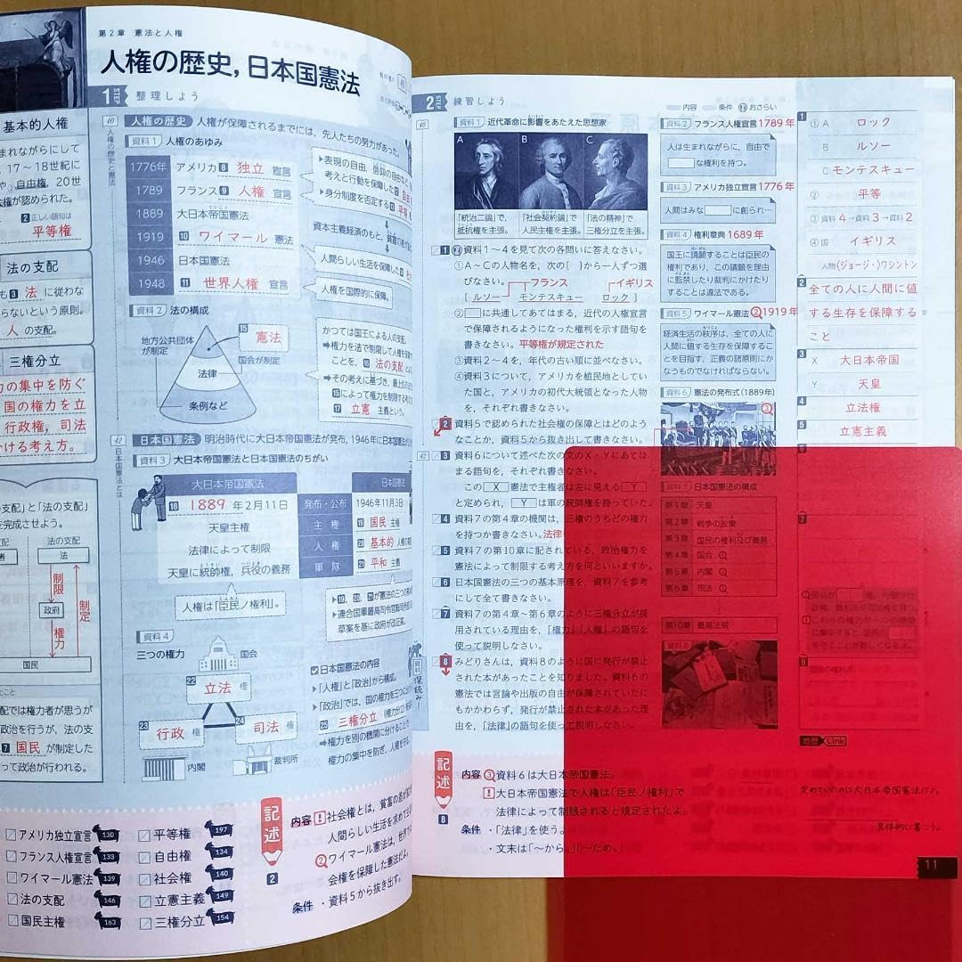 Amazon.co.jp: 2024年度版 公民の完全学習 東京書籍版生徒用まめ完