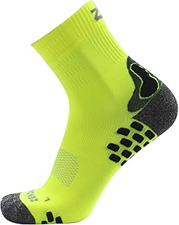 Sponsored Ad - Zensah 3D Dotted Running Socks - Moisture Wicking, Padded, Anti-Blister, Ankle Athletic Sock for Men and Women