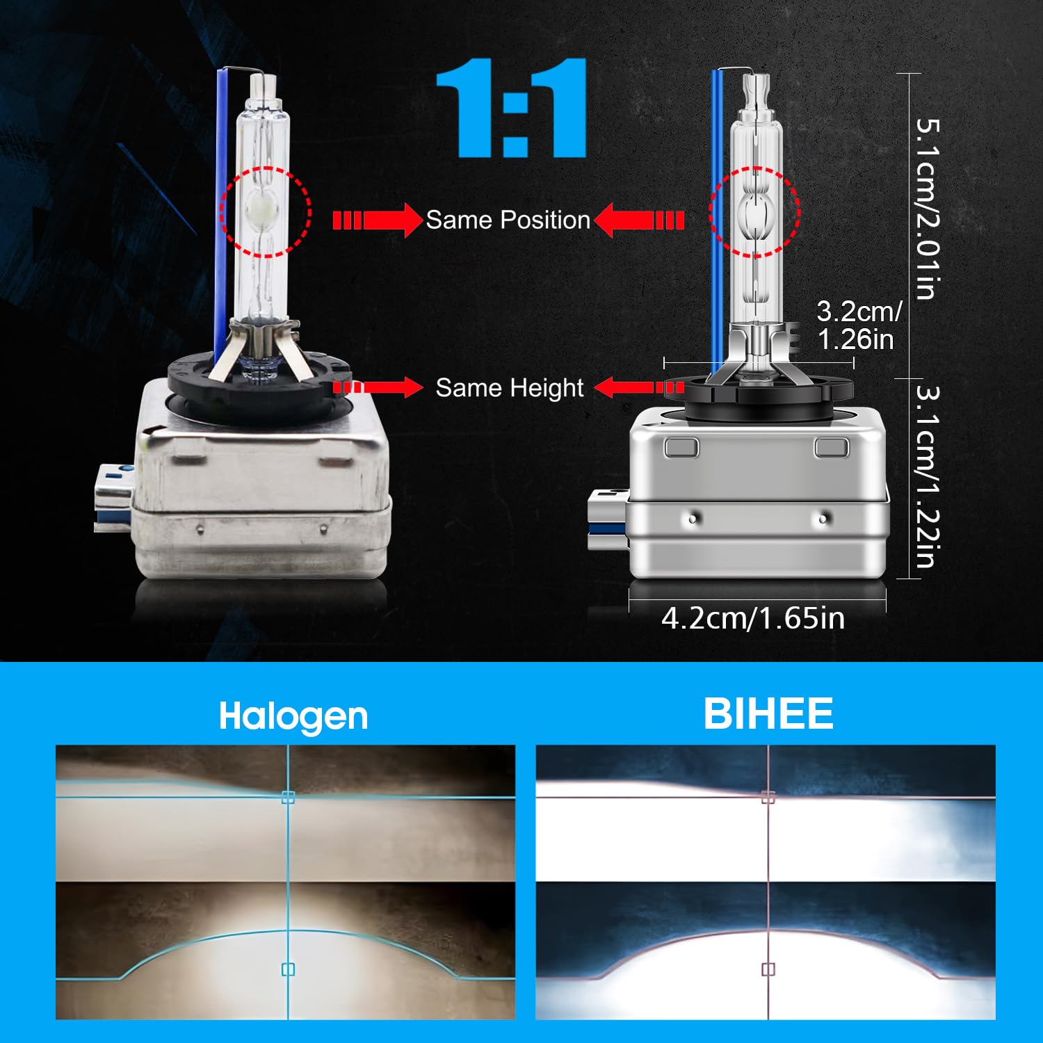 D8S Xenon Brenner 8000K Diamond Blue Light HID Faros Bombillas 35W Faros de Metal Stents Base Auto Faros Bombillas Bombillas Autolampe 2 unidades