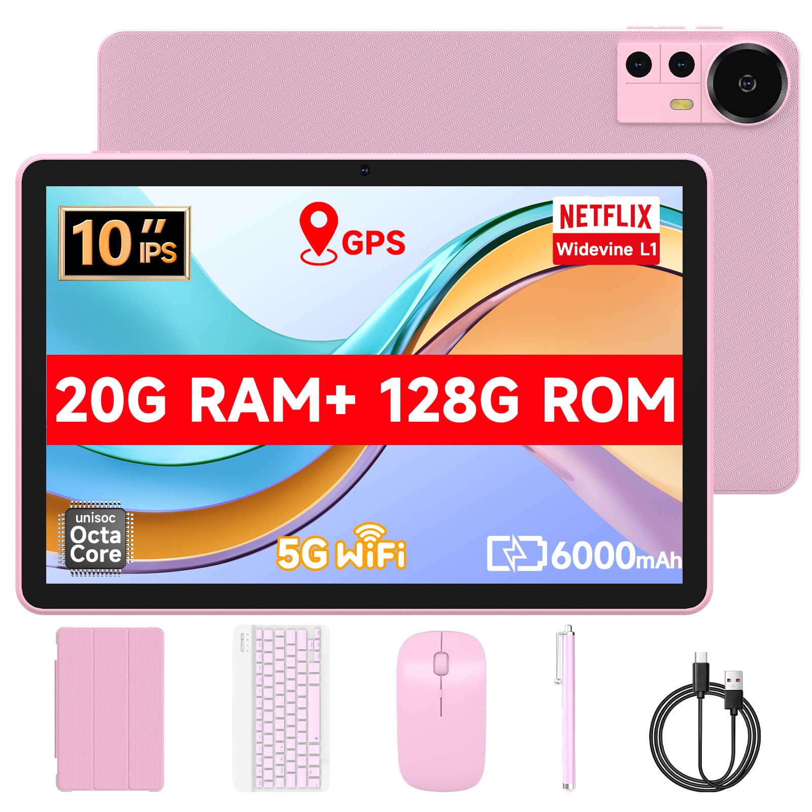 Amazon.com : Nyxolaria Tablet 10.1Inch Android 16.0, RAM 20GB(4+