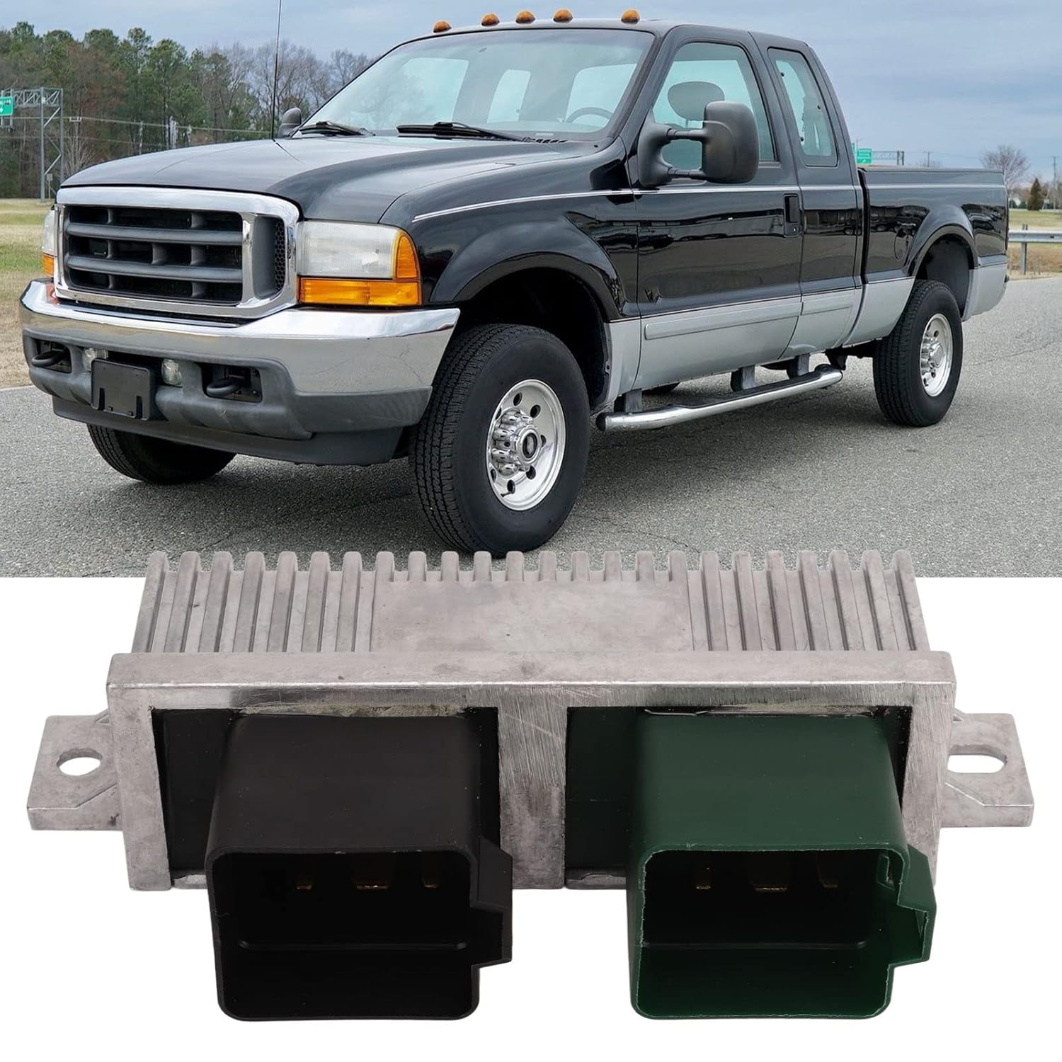 Glow Plug Control Module, Relay Module Switch Fits, YC3Z 12B533 AA Sensitive Engine Glow Plug Controller Fit for 7.3L Engine Trucks