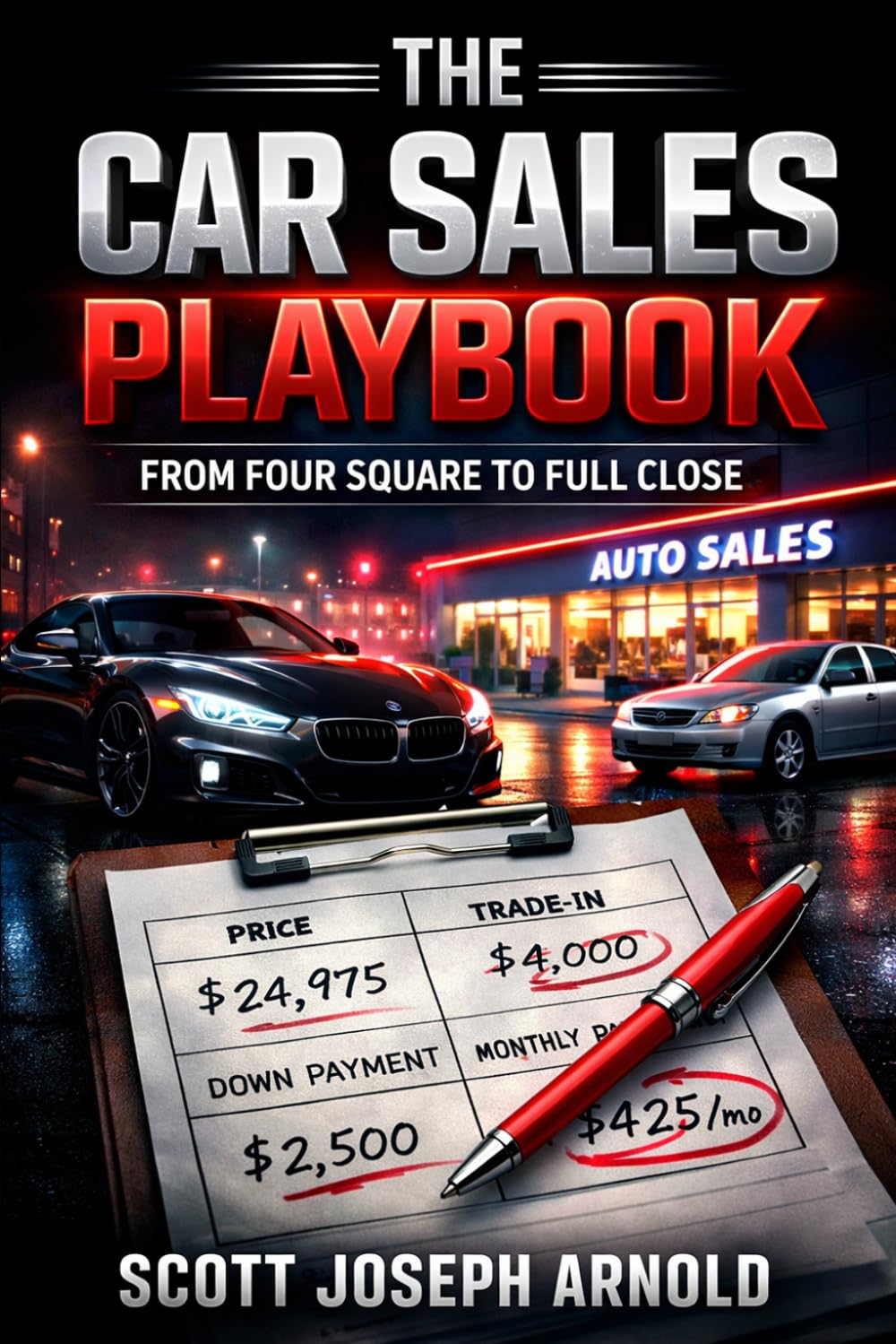 THE CAR SALES PLAYBOOK: From Four Square to Full Close