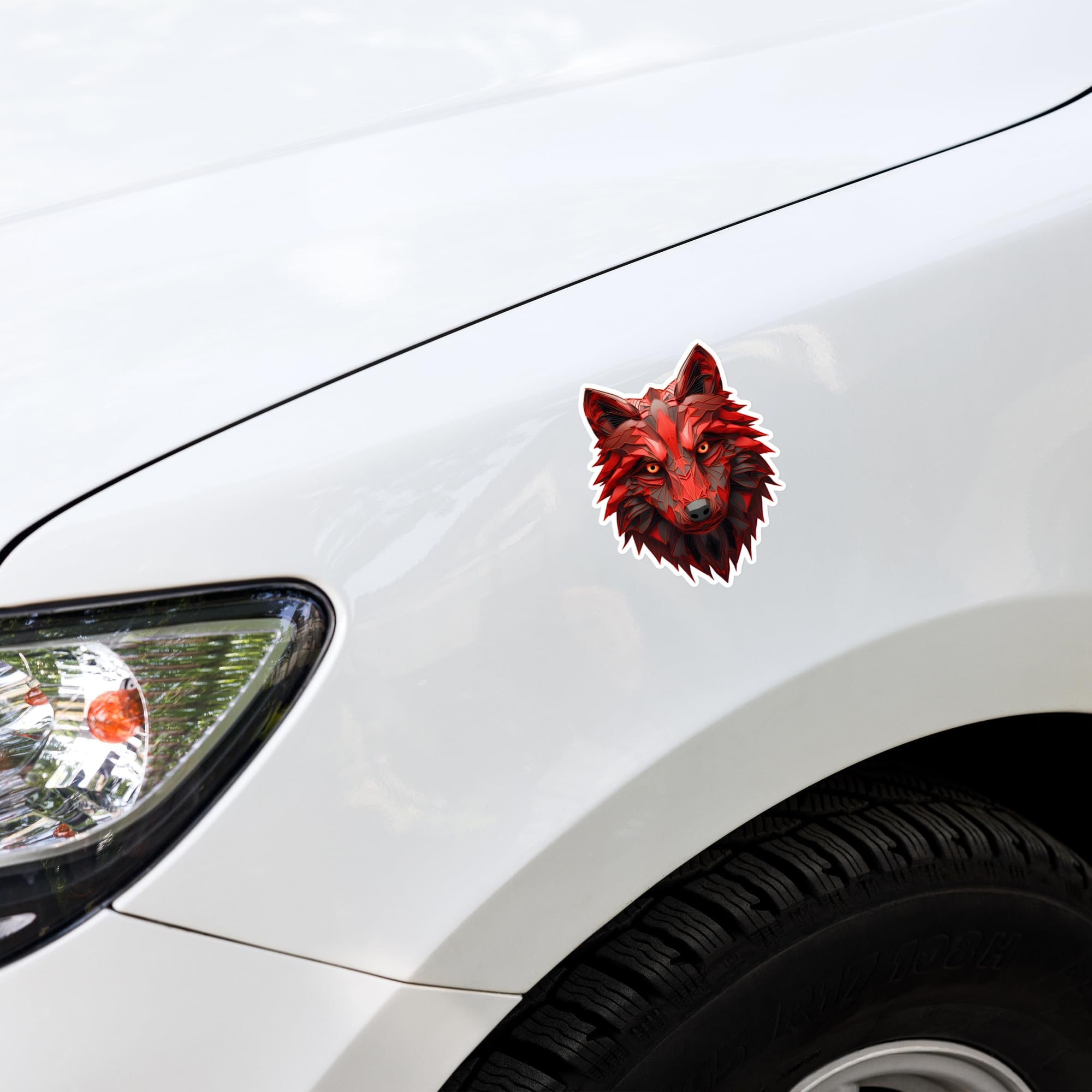 wolf sticker | sticker styling