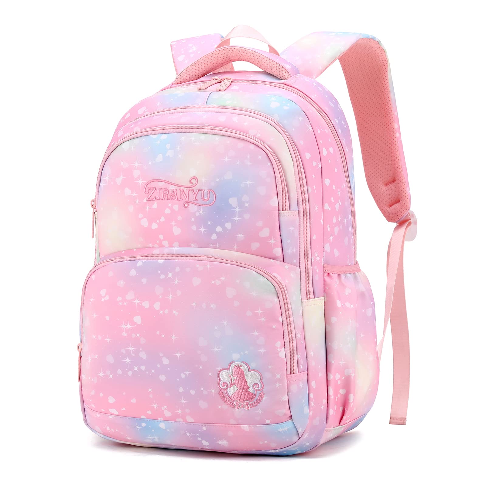 Sac à dos filles école primaire léger durable imperméable imprimé violet KLUFO - 8