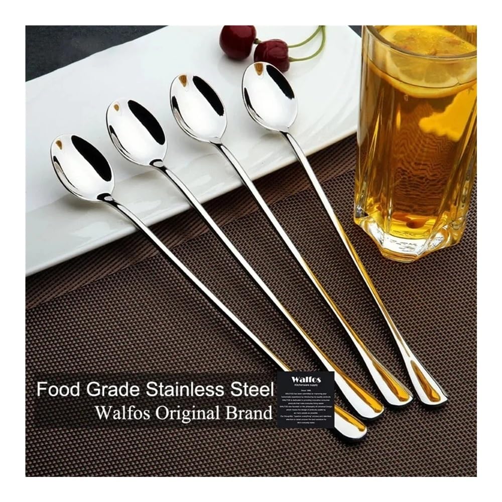 Cuillère Lot de 20 cuillères à café à Long Manche en Acier Inoxydable for thé glacé et Dessert Cuillère de Table(50PCS)