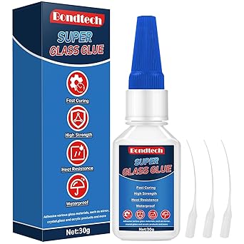 Glass Glue Clear Repair Heavy Duty 30 g, Super Glue