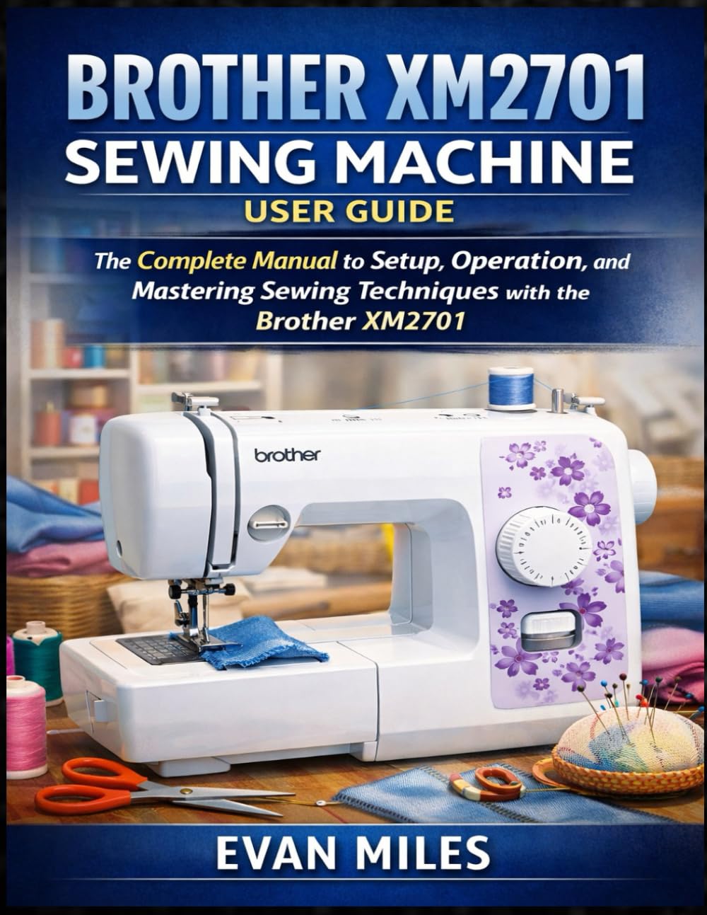 BROTHER XM2701 SEWING MACHINE USER GUIDE: The Complete Manual to Setup, Operation, and Mastering Sewing Techniques with the Brother XM2701