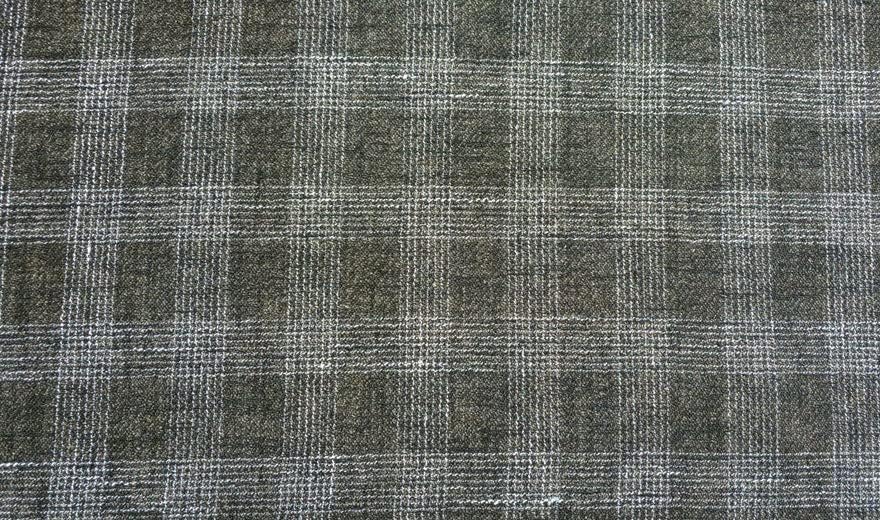 Tela de lino amarillo a cuadros de tweed de doble cara, tela de alta calidad, material duradero para costura, manualidades y decoración del hogar