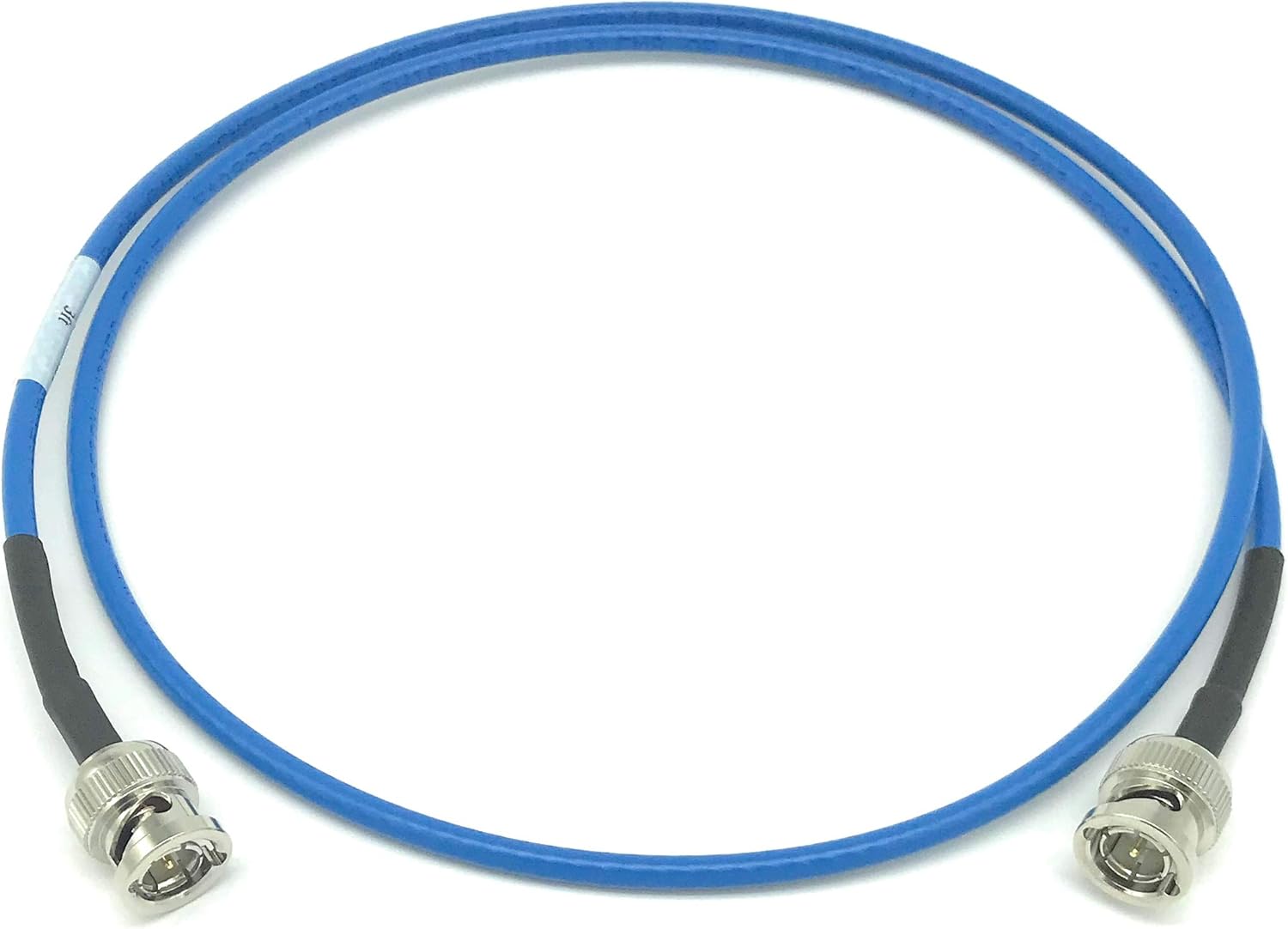 AV-Cables 12G 4K HD SDI BNC - BNC Cable 4855R Mini RG59 (6ft, Blue)