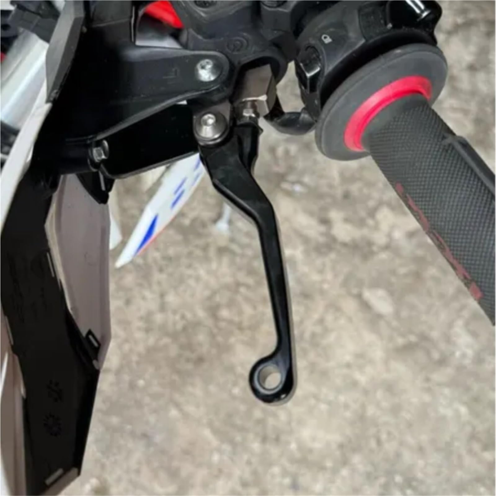 dźwignia sprzęgła Pasuje do TM MXF250 MXF 250 2019 2020 2021 obrotowe dźwignie sprzęgła hamulca części motocyklowe wyścigi hamulce uchwyt motor terenowy(A pair blue)