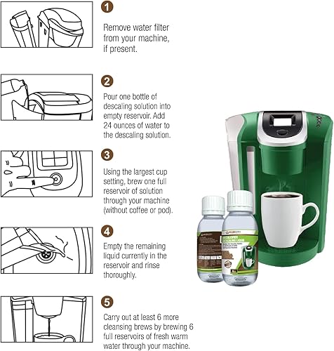 Miniatura 3 de Solución de descalcificación para todas las marcas de máquinas de café y espresso – Botella de 4 onzas líquidas (paquete de 2)