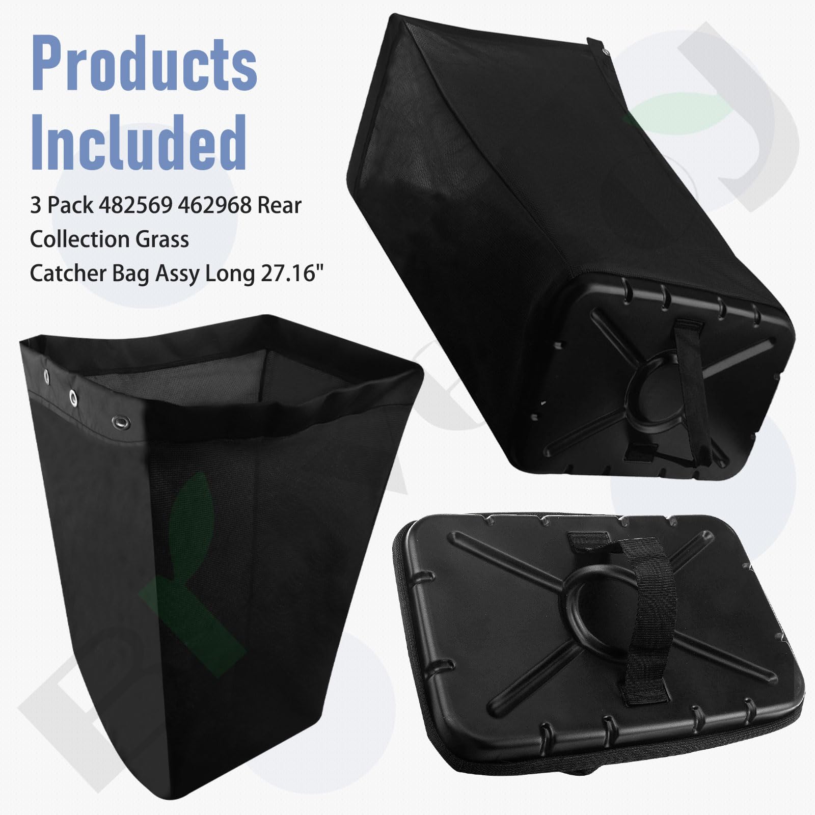 Braveboy 462968 482569 - Bolsa de recogida de césped compatible con cortacésped Scag/Turf - Tigres/Wild - Cat 482384, S462968, 16727