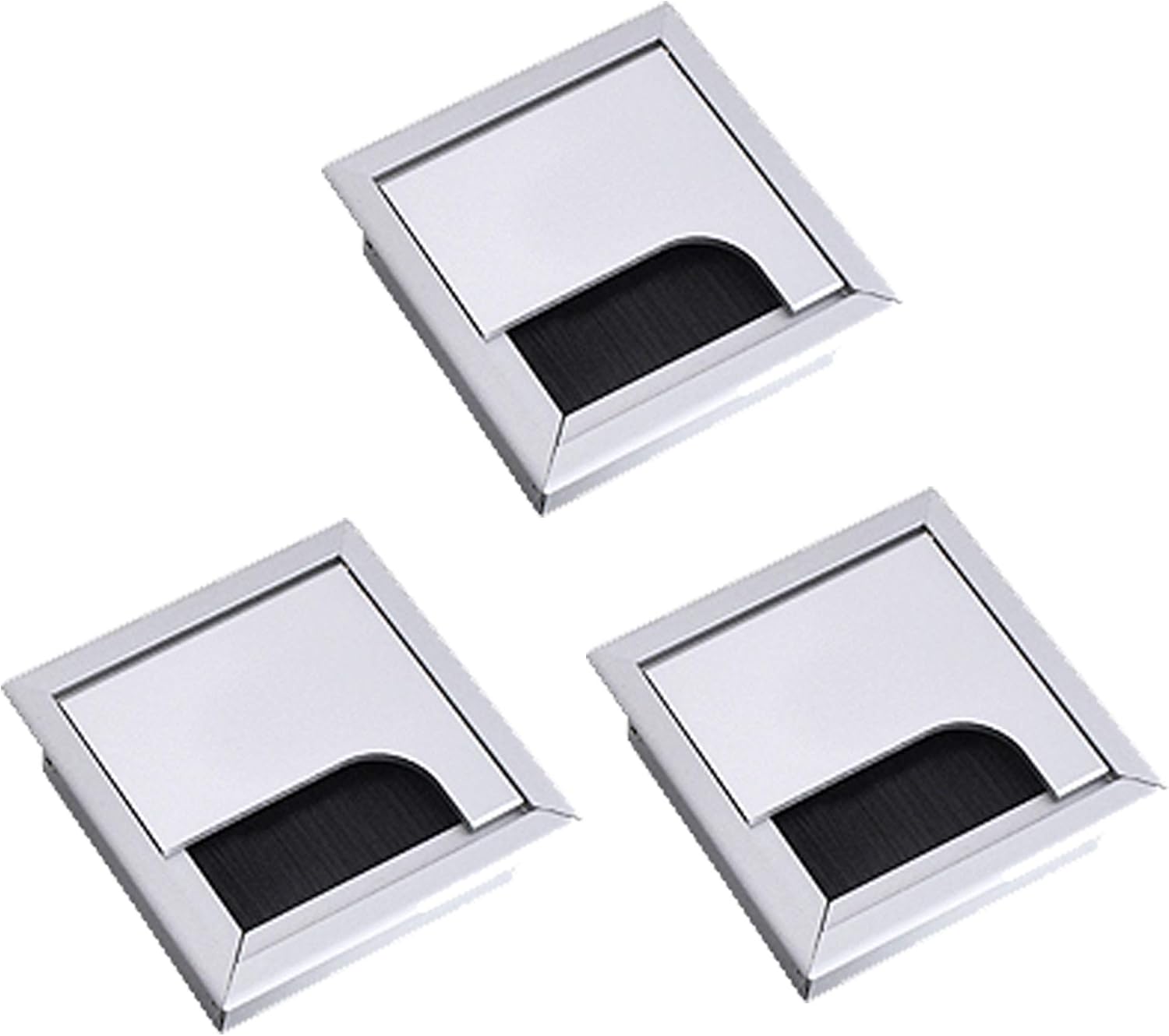 3 Pcs Computer Desk Grommet Table Cable Tidy Wire Hole Cover Outlet, Cable Bushing Desk Table