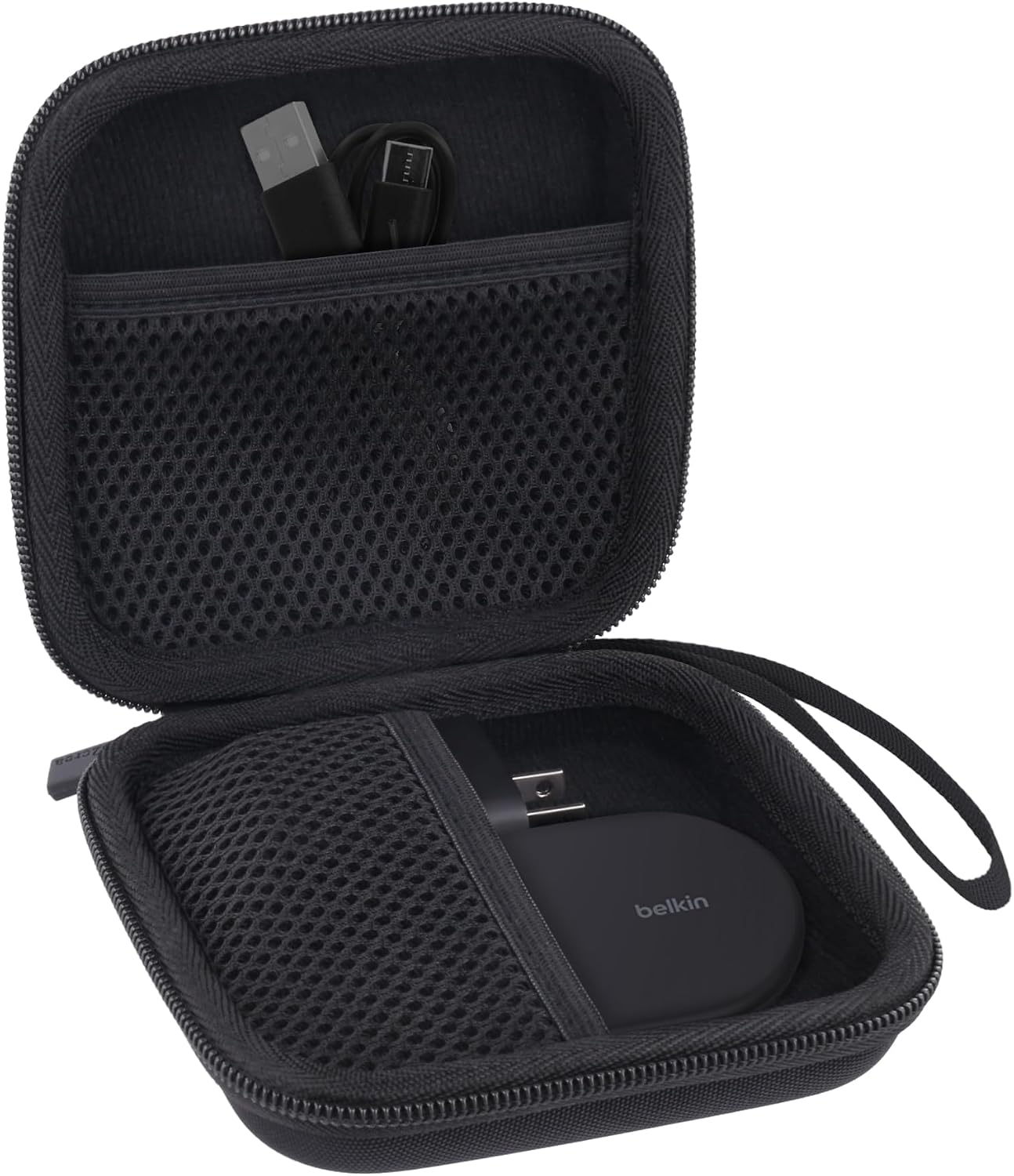 co2CREA Hard Case Compatible with Belkin MagSafe Charger Compatible BoostCharge 2-in-1 Magnetic Foldable Charger 15W - Qi2-Certified Wireless Charger