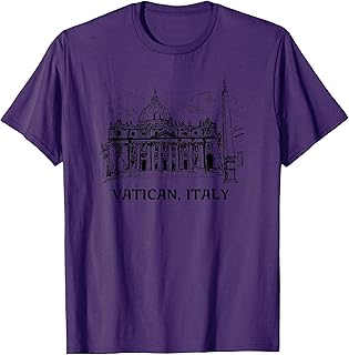 Tee4One Travel Vacation Countries Vatican City Italy Summer Travel T-Shirt