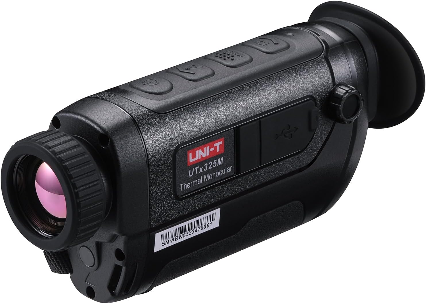 Thermal Imaging monocular Handheld Night Vision Hunting monocular,25mm Lens Digital Zoom 1-8x 2300m Detect Distance 400x300 Sensor,0.39' OLED Display,Free Android&iOS Thermal Image for Hunting