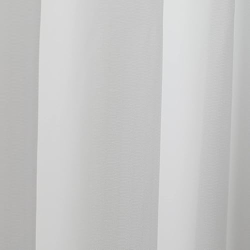 Miniatura 4 de ChadMade Pinch - Cortina plisada semitraslúcida filtrante de luz de 63 pulgadas de largo, para sala de estar, protección de privacidad, cortina