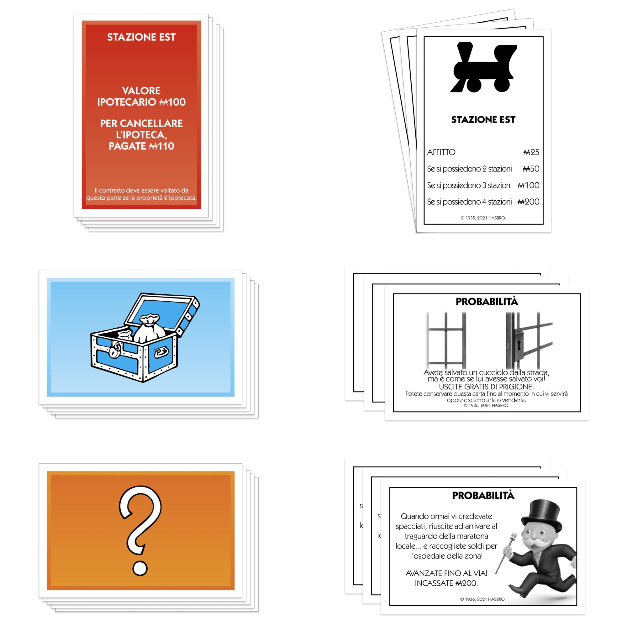 Monopoly Hasbro Gaming Classico, Gioco da Tavolo da 2 a 6 Giocatori per Tutta la Famiglia, Gioco per Bambini e Bambine da 8 Anni in su