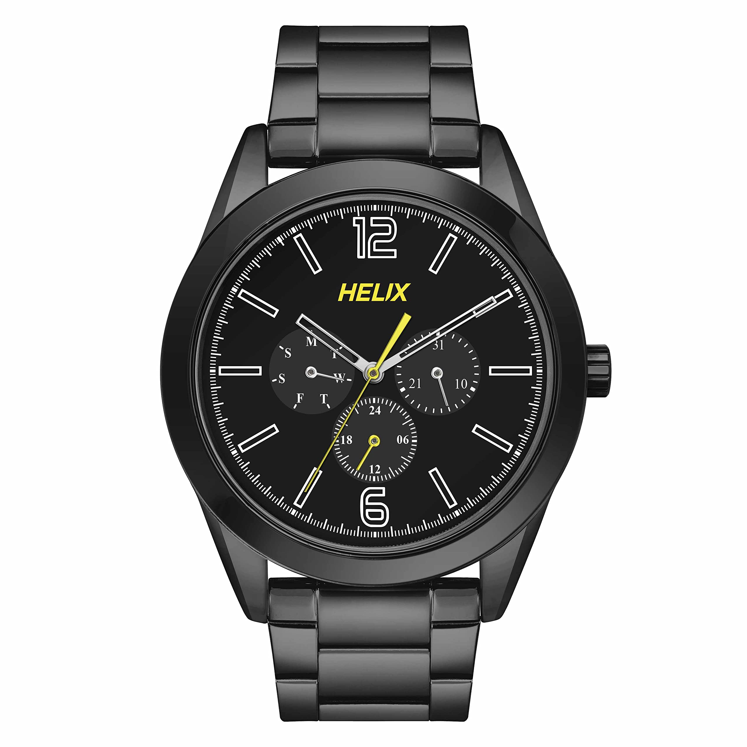Helix Analog Black Dial Mens Watch - TW031HG22 (B0BQY2SR19) Amazon Price History, Amazon Price Tracker