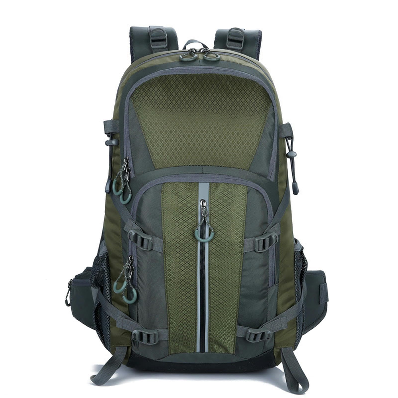 Outdoor Rucksack 45l wasserdichte Leichte Wanderwanderung Camping Mountaineering Ski -Rucksack Für Männer Und Frauen-militärgrün-34 * 22 * 57 cm