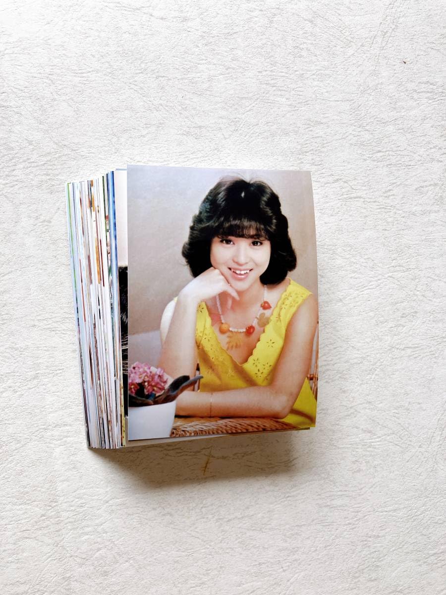 【わにこ】松田聖子写真Lサイズ36枚 Yahoo!オークション - 松田聖子さんの写真（Lサイズ）36枚とアルバム