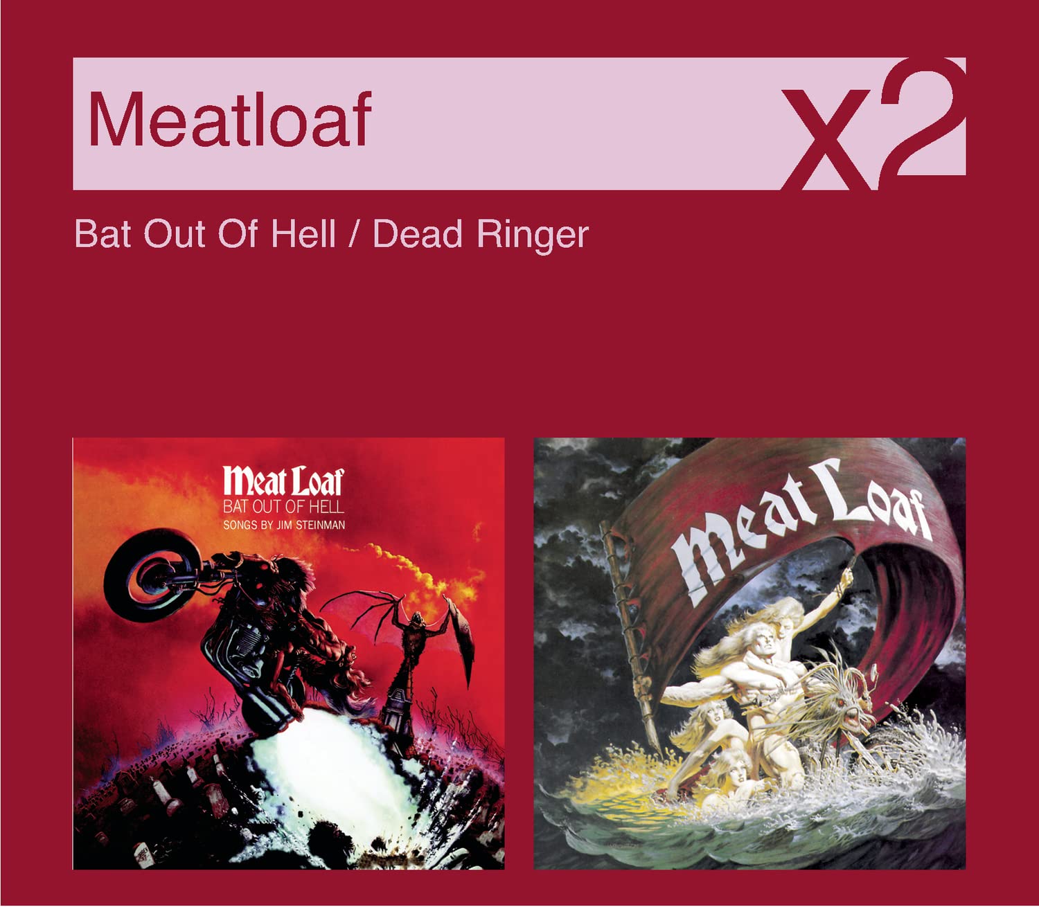 2cd Eco Slipc-Bat Out Of Hell/Dead Ringer [Audio CD] Meat Loaf and Jim Steinman