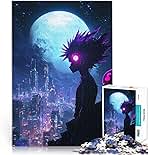 Comprar Puzzles de 1000 Piezas para Adolescentes Anime Moon en Tokio Juguetes educativos de Aprendizaje Adecuado para decoración de Escritorio. 38x26cm