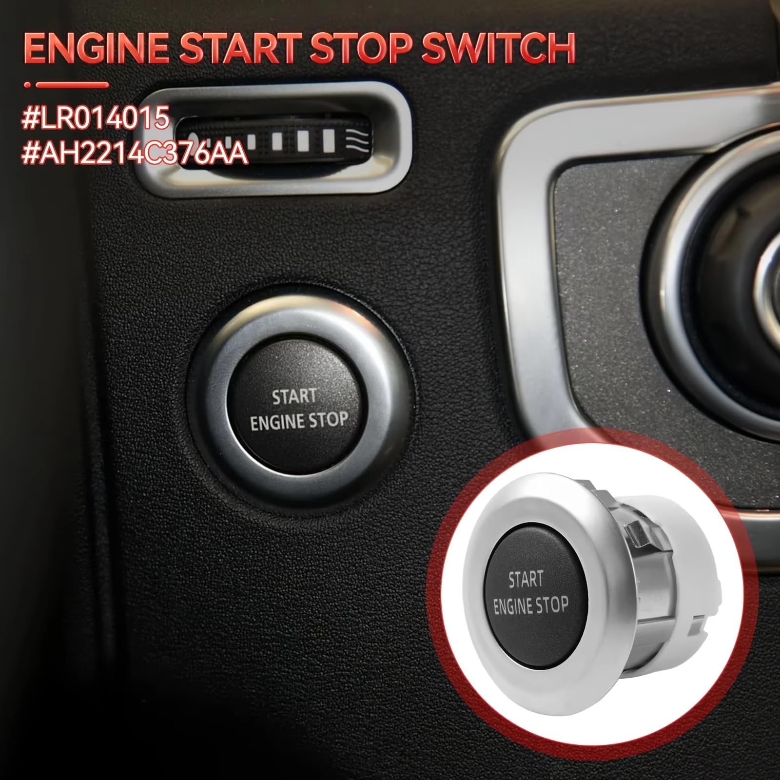 Bouton Poussoir Start Stop Pour Range Pour Rover Sport 2010-2013