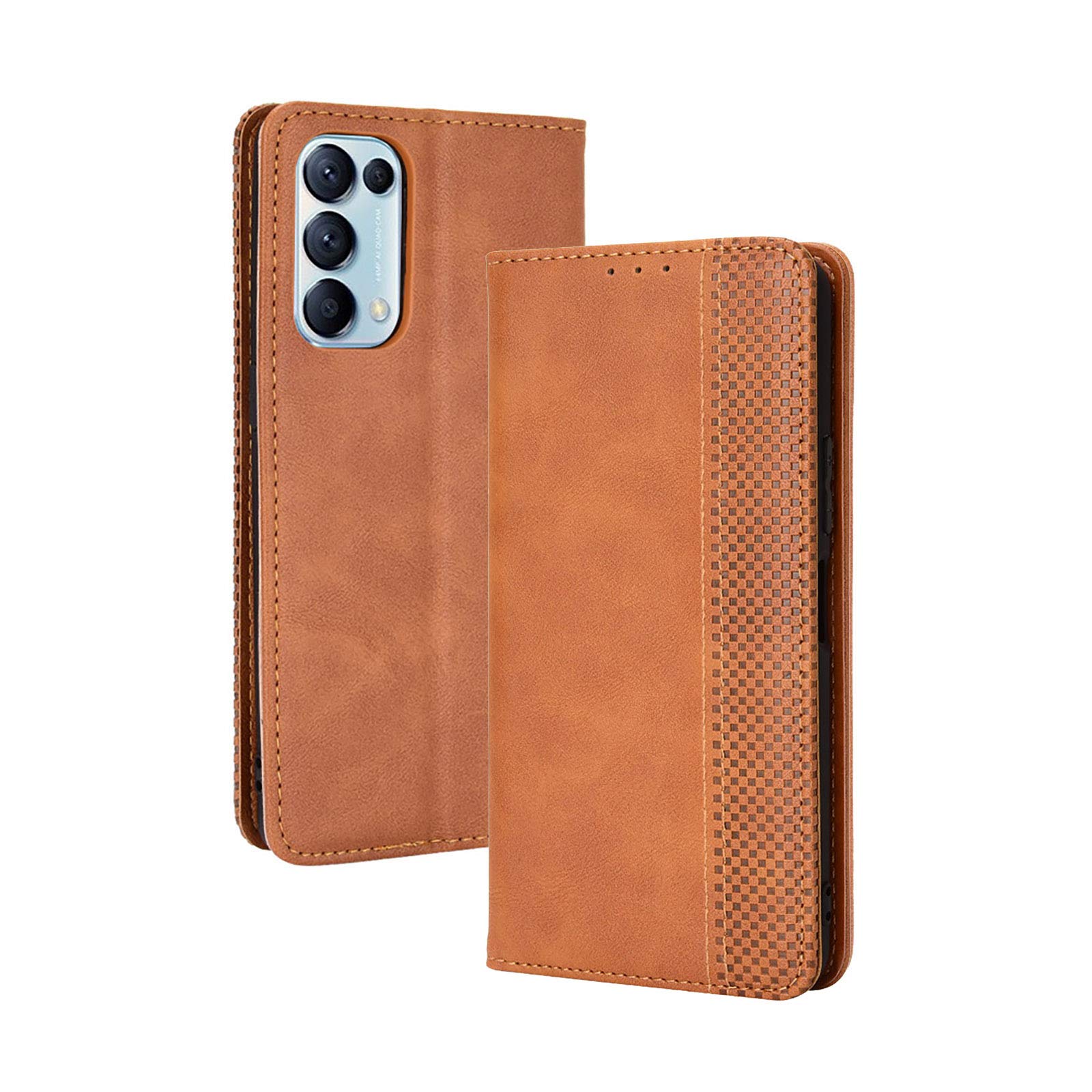 Custodia Portafoglio In Pelle Magnetica Per OPPO Find X3 Lite 5G - Cover A Libro Con Slot Per Carte E Supporto