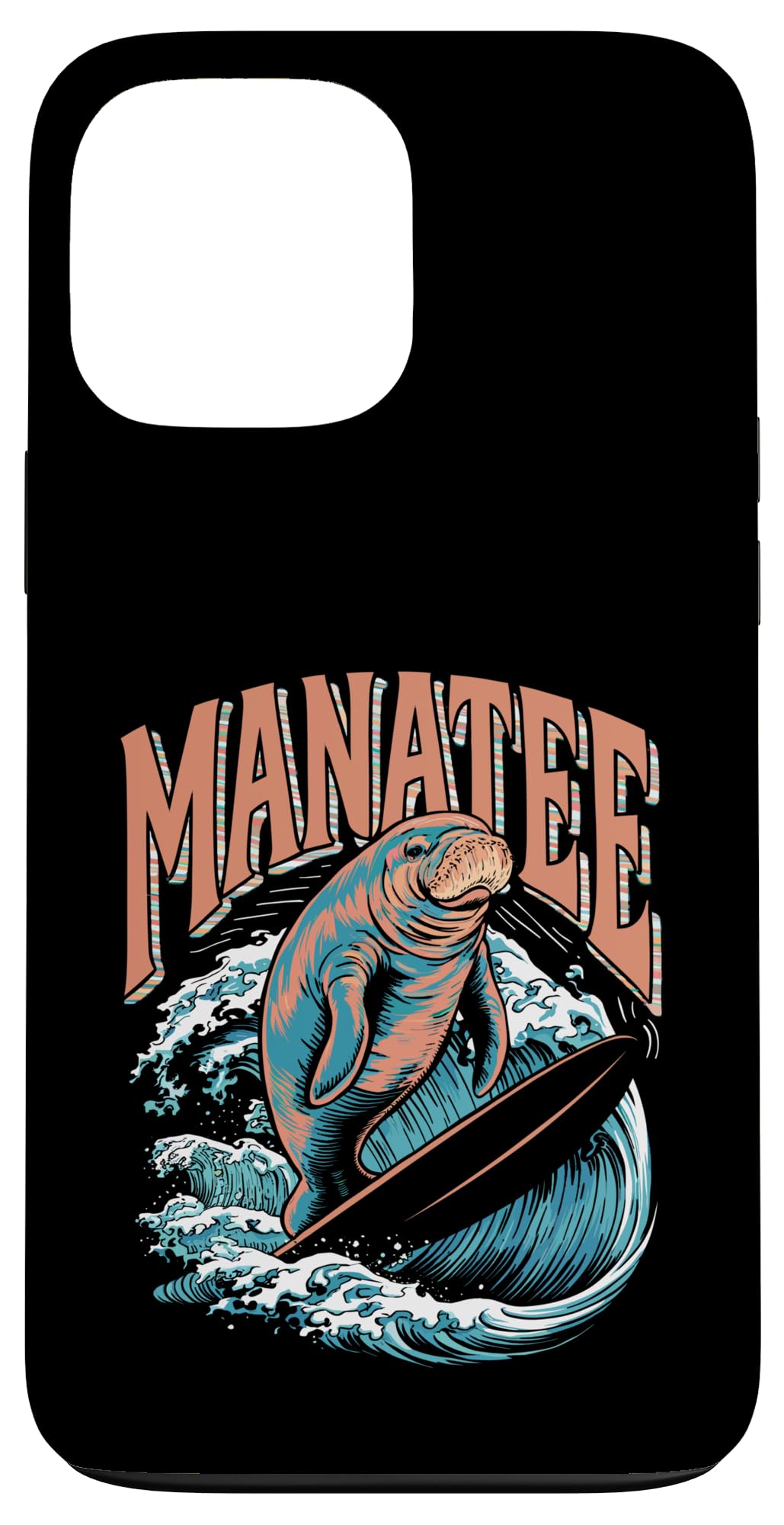 【mana】AppleDesign Amazon.com: Retro Manaapparel Colorful Stacked Text Design