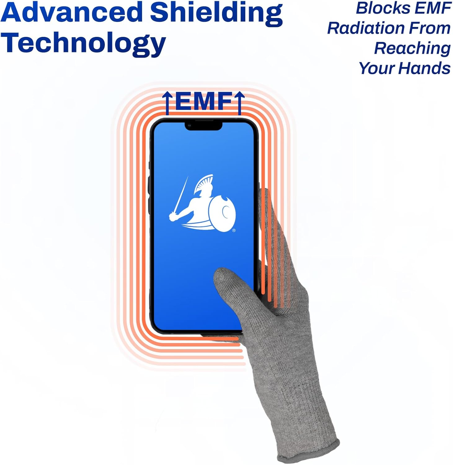 DefenderShield E M F Protection for Cell Phone Gloves – Computer & Cell Phone Touch Screen Gloves – Comfortable