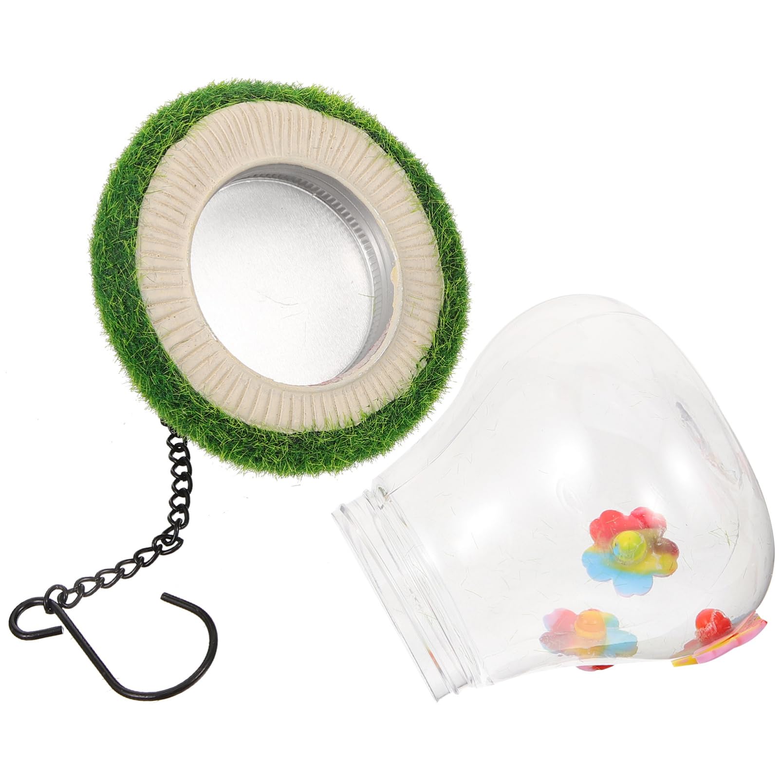 YARNOW 3 Piezas comedero de colibrí Bird Feeder bebederos de pajaros comederos Colgantes para pájaros Foso de Hormigas alimentador comederos para pájaros delicados para Exteriores páginas
