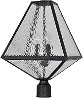 Vista 2 de Brian Patrick Flynn para Crystorama Glacier 3 - Poste grande para exteriores color negro claro