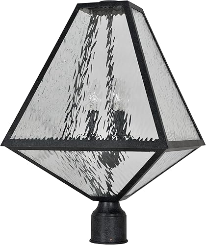 Miniatura 2 de Brian Patrick Flynn para Crystorama Glacier 3 - Poste grande para exteriores color negro claro