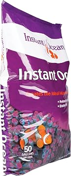 Instant Ocean Sea Salt (50 gal)_MB & Seachem Prime Fresh and Saltwater Conditioner - Chemical Remover and Detoxifier 500 ml