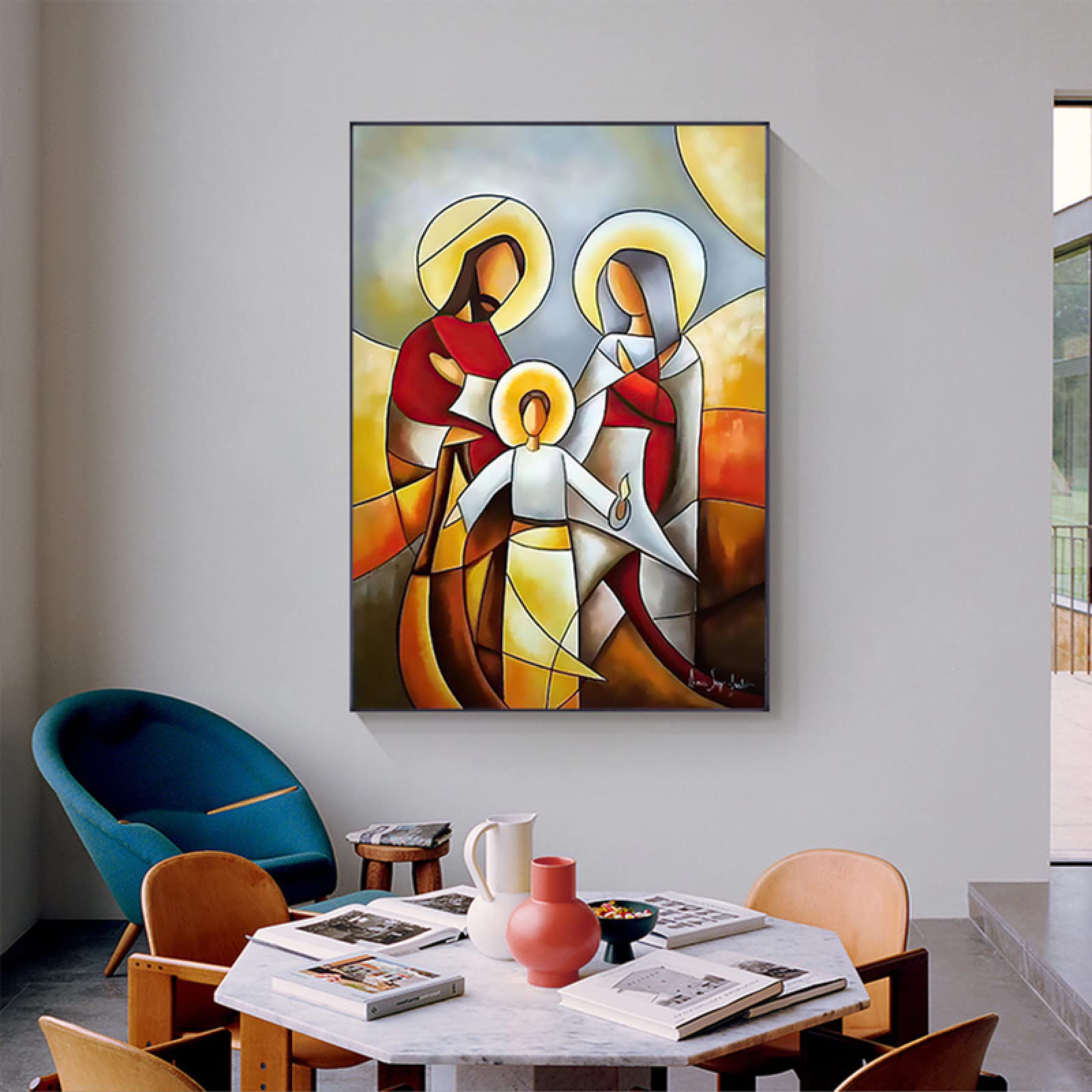 Abstrakcyjna klasyczna słynna sztuka obraz na płótnie plakat i nadruk obraz ścienny do salonu dekoracja domu grafika mural 50 x 70 cm bez ramy