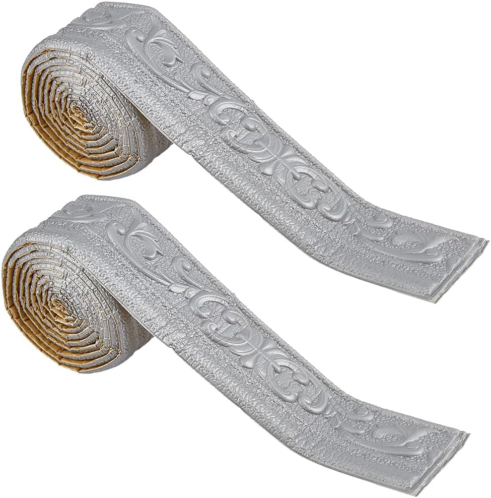 GORGECFAFT 2 Rolle 2.3 M X 7.8cm Selbstklebende Kronenleiste