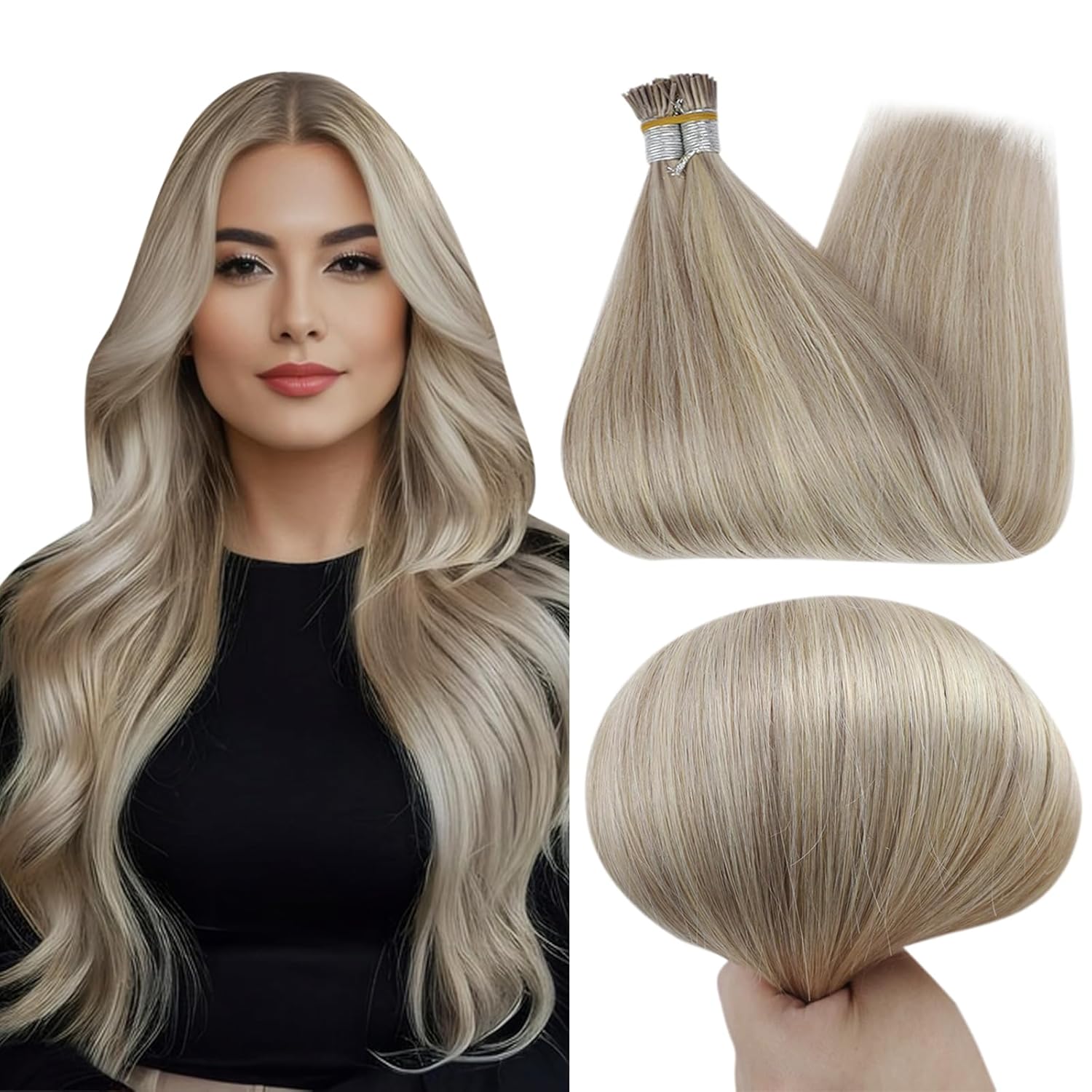 Full Shine I Tip Hair Extensions Human Hair 18 Ash Nigeria Ubuy