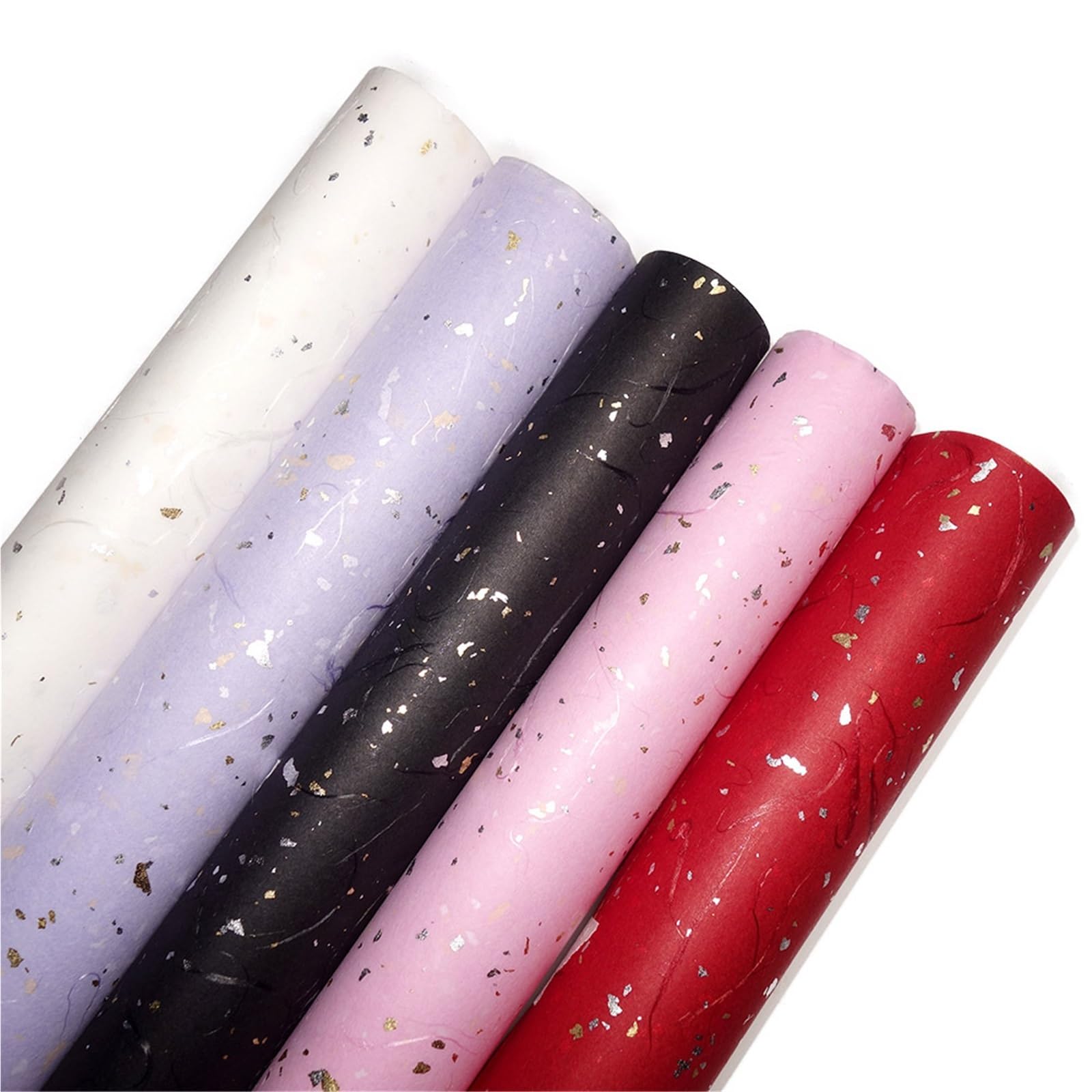 5 Stück/Set Geschenkpapier für Valentinstag, Hochzeit | Verpackung: 60 x 60 cm, Blumen-Geschenkpapier, DIY, perfekte Verpackung, Kunstwerk, Bucheinband-Dekoration(Grey)