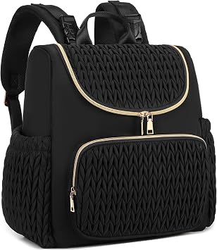 LORADI Diaper Bag Backpack, Baby Shower Gifts, Black