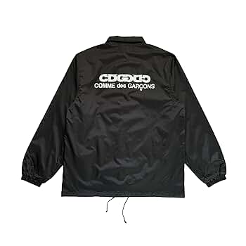 COMME des GARÇONS コーチジャケット SZ-J029 S 黒 COMME des GARCONS コムデギャルソン CDG サークルロゴ コーチ