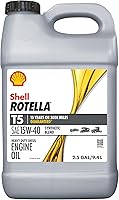 Vista 13 de Shell Rotella T5 Synthetic Blend 15W-40 Aceite de Motor, 1 Galón (Paquete de 3)
