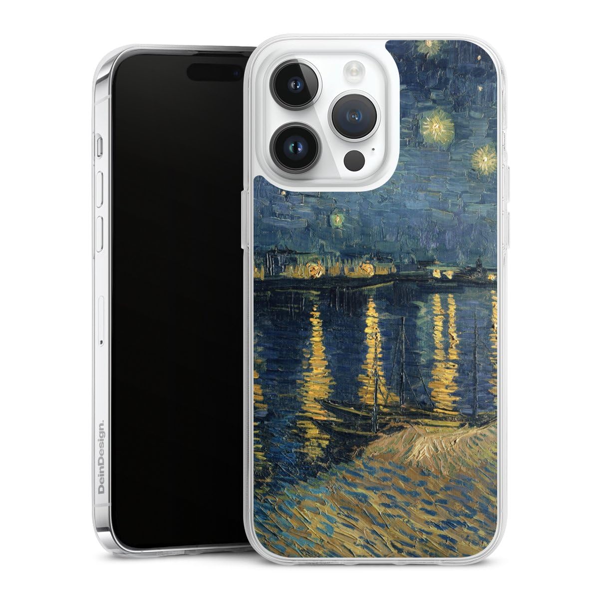 Coque iPhone 14 Pro Max silicone Van Gogh étui souple art - 6