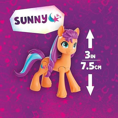 Miniatura 8 de Juguetes My Little Pony, Set de Juego Revelado de Sunny, Muñecas Transformables de 25 Pulgadas de Altura y Juguetes Interactivos para Niñas y Niños