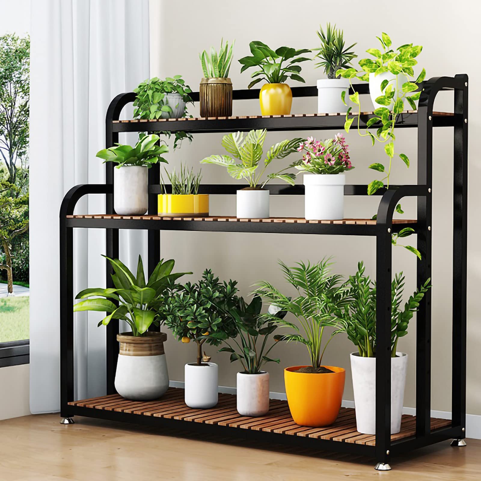 多肉植物の配置　フラワースタンド　アースデザイン 多肉植物の配置 フラワースタンド アースデザイン