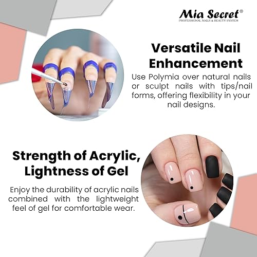 Miniatura 3 de Mia Secret  Gel de poligel para constructor de uñas de poligel  UV LED Poly Gel  Gel constructor  Elige tu color