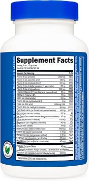 Nutricost Multivitamin with Probiotics 120 Vegetarian Capsules - Packed with Vitamins & Minerals